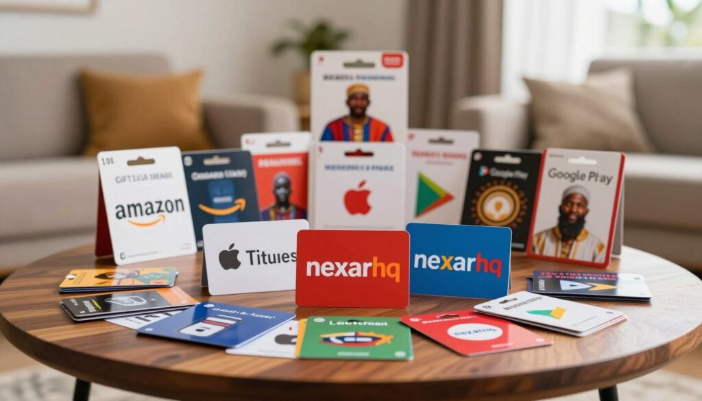 Popular gift cards in Nigeria