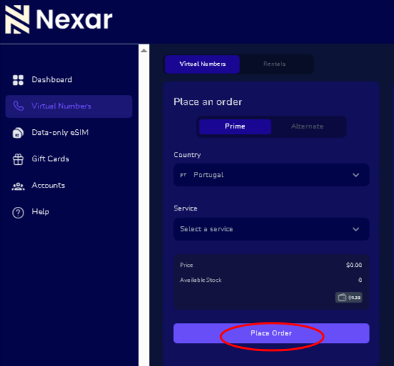 Portugal Virtual Number