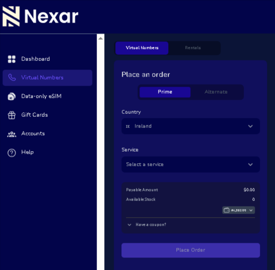 Ireland Virtual Number